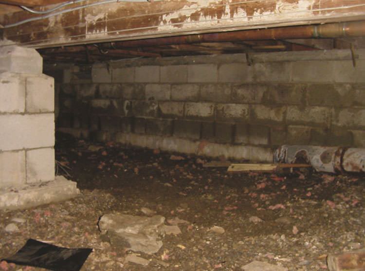 Crawl Space Mold &amp; Rot Control with a Crawl Space Vapor ...