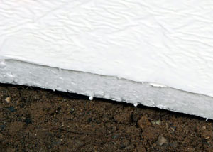 Insulation installed on a crawl space floor in Sapphire
