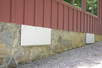 Airtight crawl space doors in Scaly Mountain