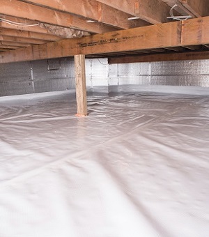 Installed crawl space insulation in Glenville