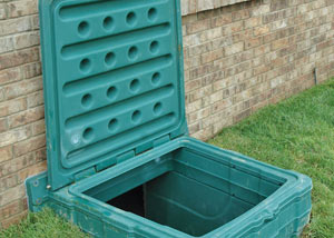 lockable crawl space access door installed in Sylva
