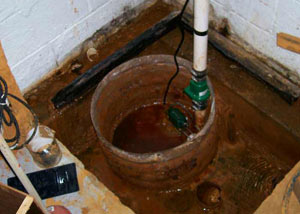 Extreme clogging and rust in a Rosman sump pump system